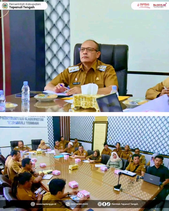 Pemkab Tapteng Rakor Bersama Korsupgah KPK RI, Bupati Tapteng : Ini Menjadi Suplemen Perubahan