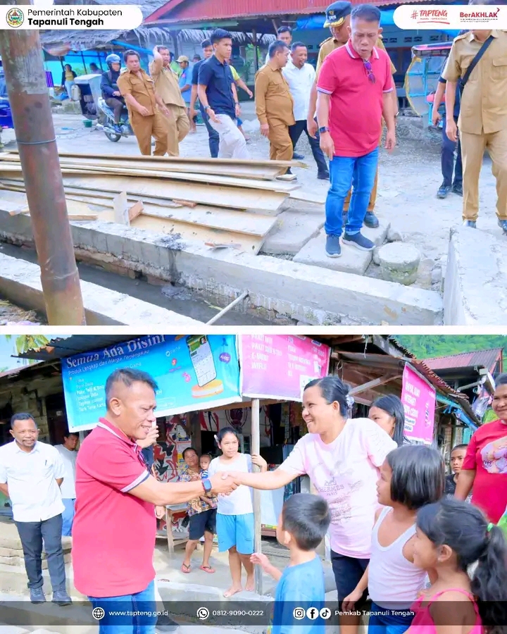 Bupati Tapteng Tinjau Peningkatan  Ruas Jalan Mela-Aloban Bair, Warga Mela Salut Bupati Tapteng Tepati Janji