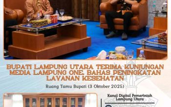 Bupati Lampung Utara Terima Kunjungan Media Lampung  One