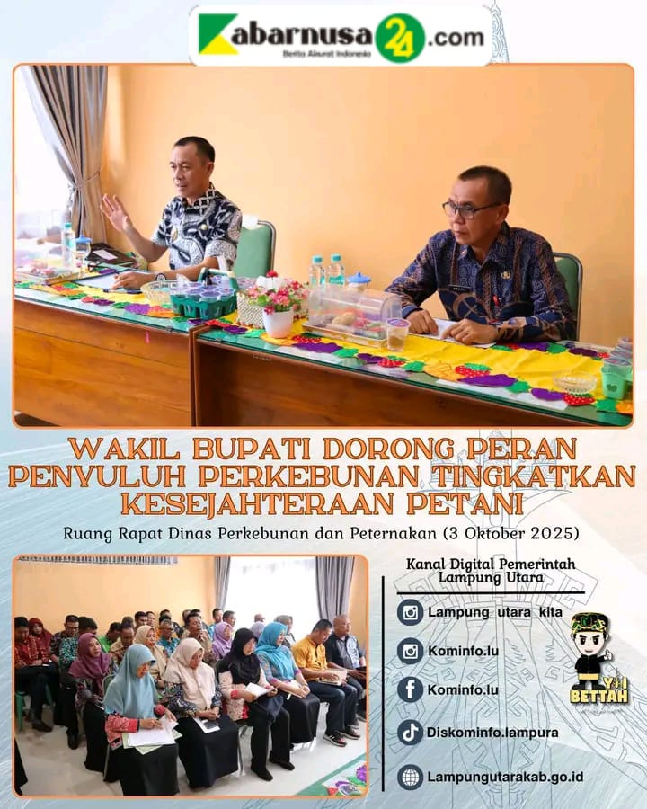 Wakil Bupati Dorong Peran Penyuluh Perkebunan Guna Tingkatkan Kesejahteraan Petani