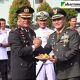 Bentuk Sinergitas , Jajaran Polres Lampung Utara Berikan Kejutan Hari Ulang tahun TNI Ke- 80