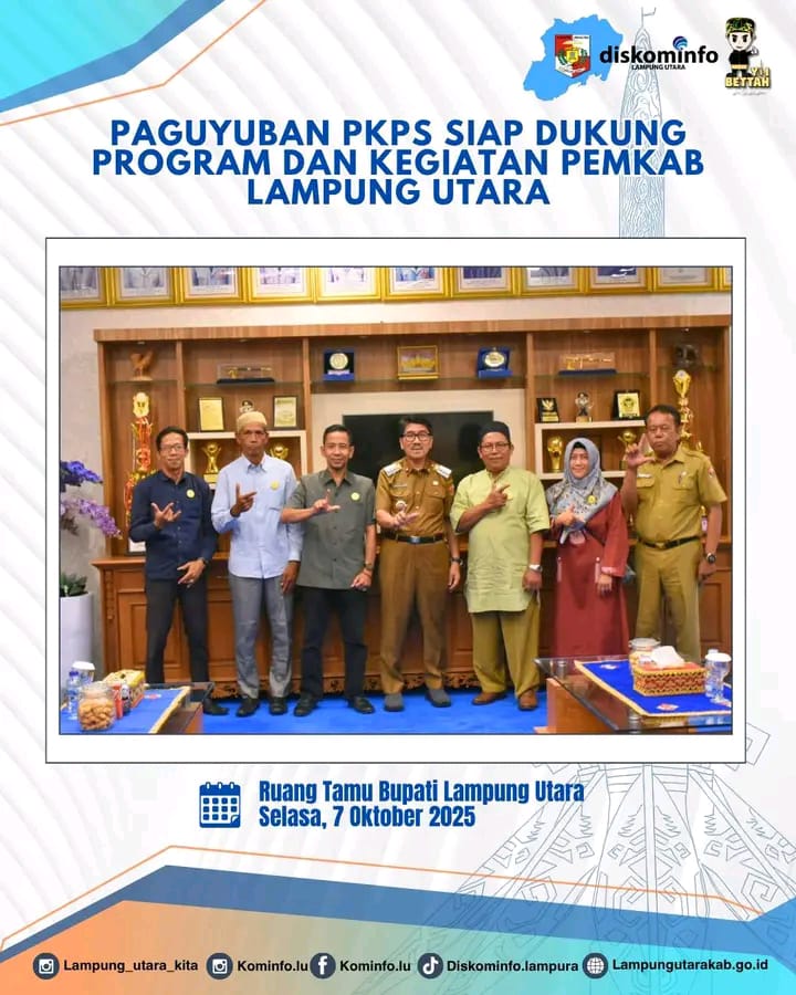 Paguyuban PKPS Siap Dukung Program Dan Kegiatan Pemkab Lampung utara