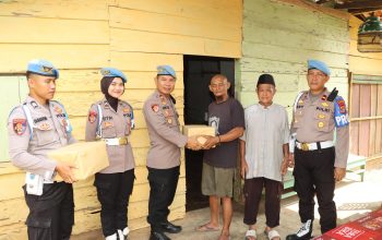 Sambut Hari Propam  Polri Ke-23  Propam Polres Lampung Utara  Gelar Bansos