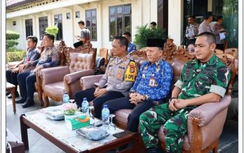 Pemkab Lampung Utara  Dukung Pelaksanaan Simulasi  Sispam  Kota Di Mapolres