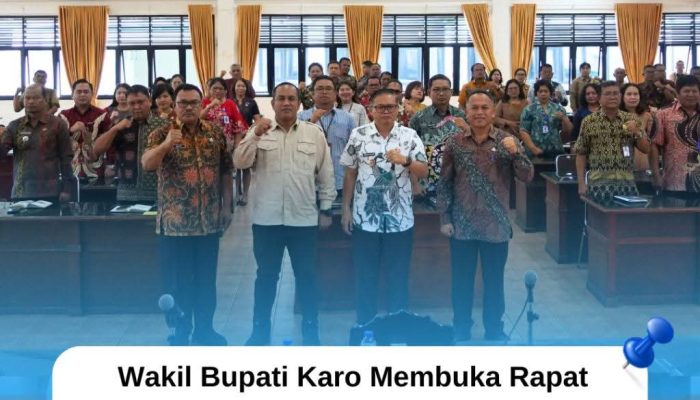 Wakil Bupati Karo Membuka Rapat Tugas dan Fungsi Satuan Tugas Percepatan Penyelenggaraan Program Makan Bergizi Gratis Kabupaten Karo