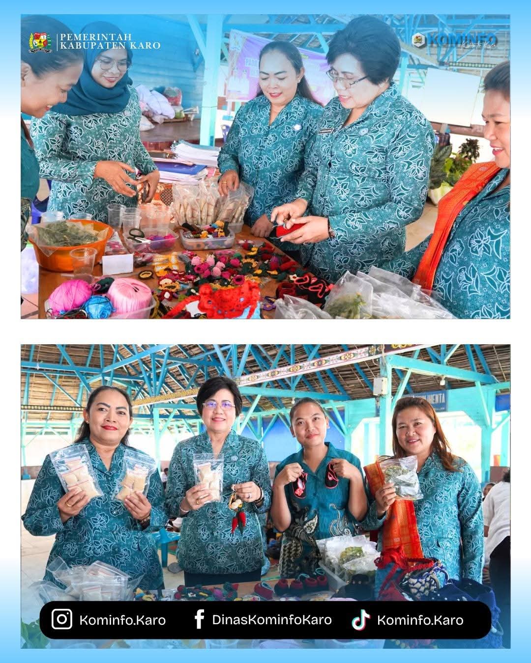TP PKK Kabupaten Karo Laksanakan Monitoring dan Evaluasi Desa Percontohan 10 Program Pokok PKK