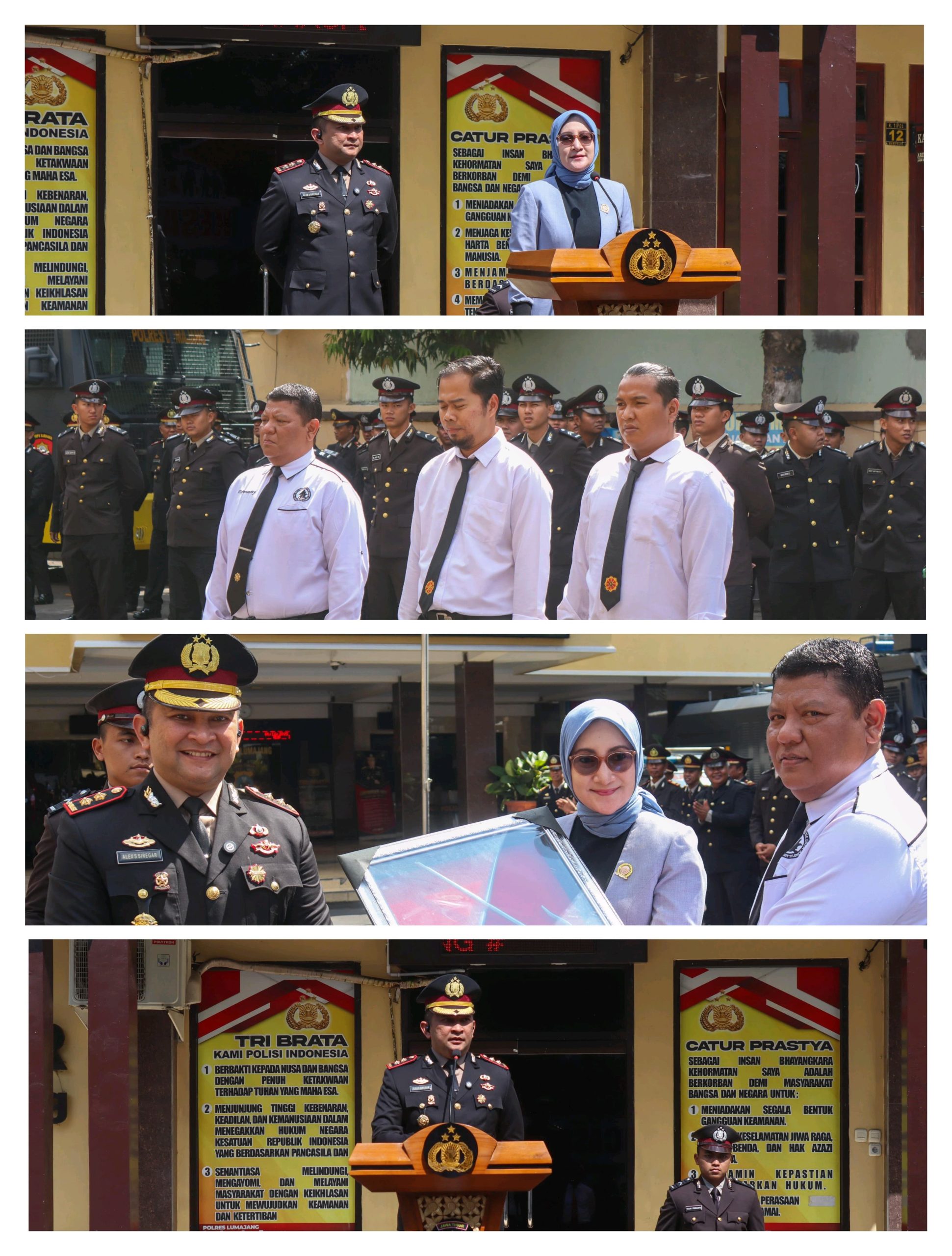 Kapolres Lumajang dan Empat Anggota Terima Penghargaan dari IPSI di Hari Kesaktian Pancasila