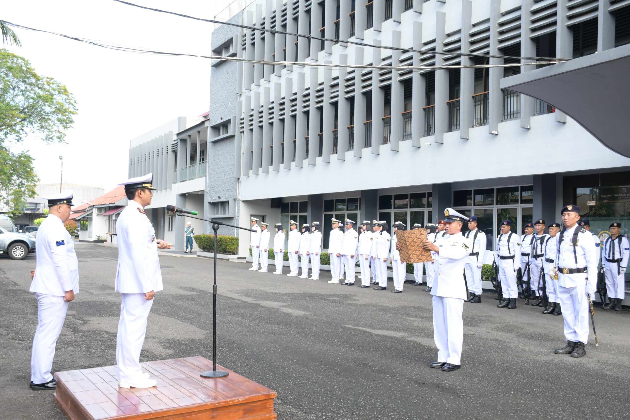 Keluarga Besar Lanal Palembang Kokohkan Kesetiaan Pada Pancasila