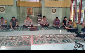 Polsek Talang Ubi Gelar Binrohtal, Tingkatkan Keimanan dan Kebersamaan Personel