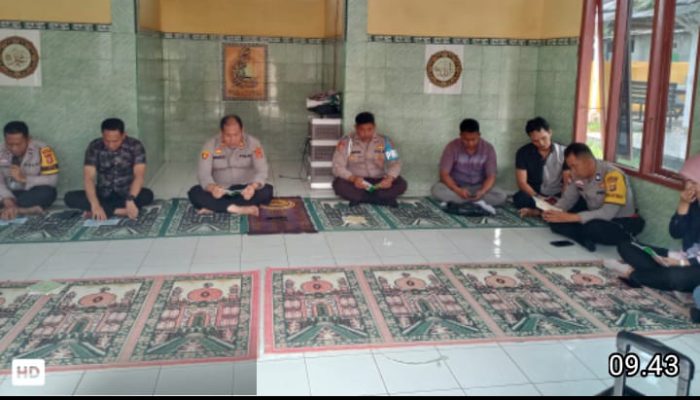 Polsek Talang Ubi Gelar Binrohtal, Tingkatkan Keimanan dan Kebersamaan Personel