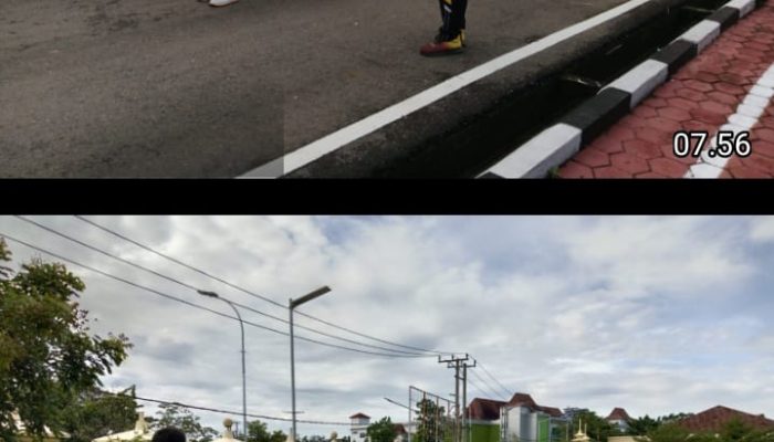 Polres PALI Laksanakan Kegiatan Olahraga Rutin Jaga Stamina Personel