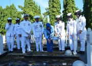Danlanal Pimpin Ziarah ,Matra Laut Palembang Kuatkan Sinergitas TNI