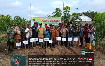 Dalam Rangka Menunjang Perekonomian Masyarakat, Pemerintah Desa Purun Gelar Tanam Jagung.