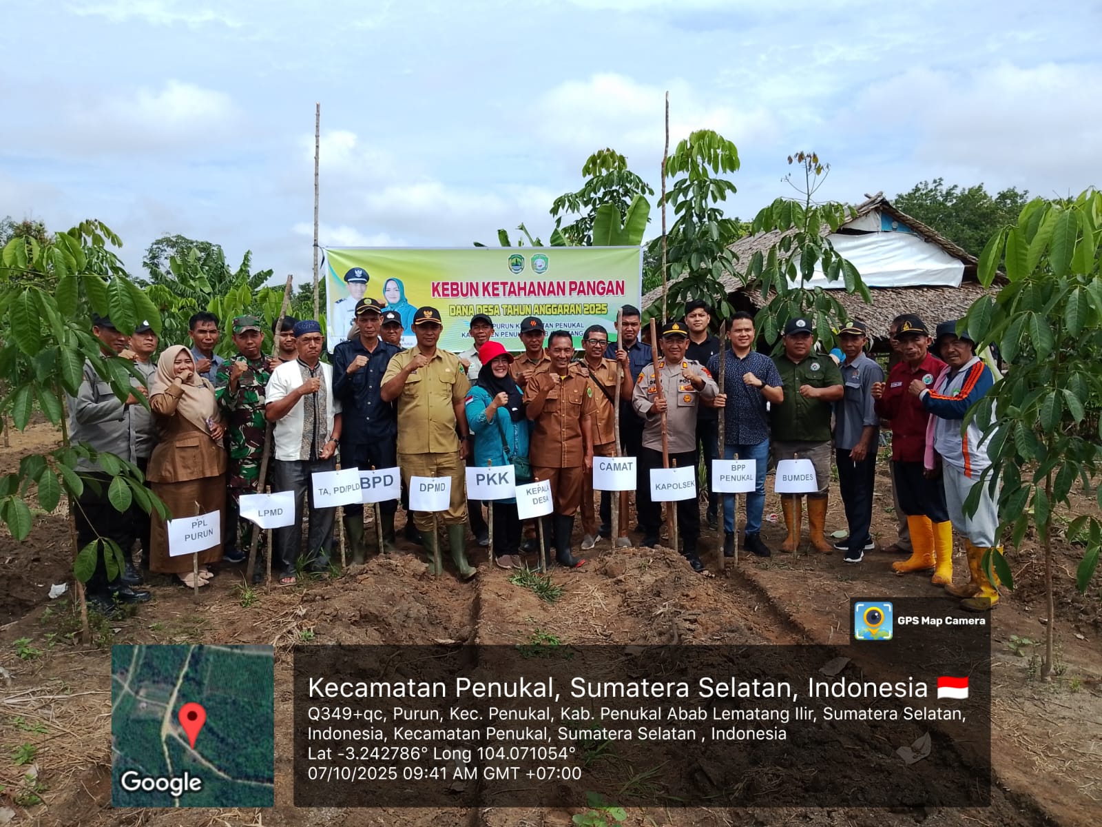 Dalam Rangka Menunjang Perekonomian Masyarakat, Pemerintah Desa Purun Gelar Tanam Jagung.