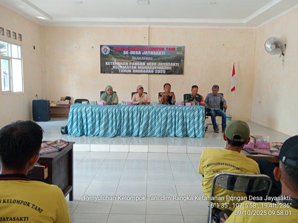 Penyuluhan Kelompok Tani Desa Jayasakti untuk Perkuat Ketahanan Pangan