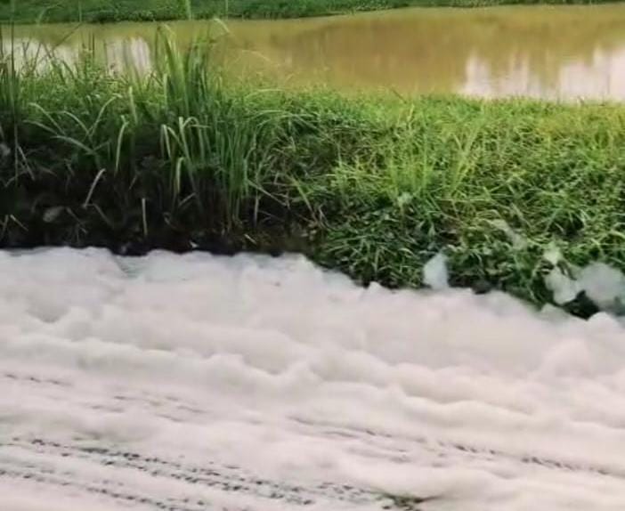 Diduga Tanpa Izin, Limbah Industri Timbun Lahan Negara di Karawang
