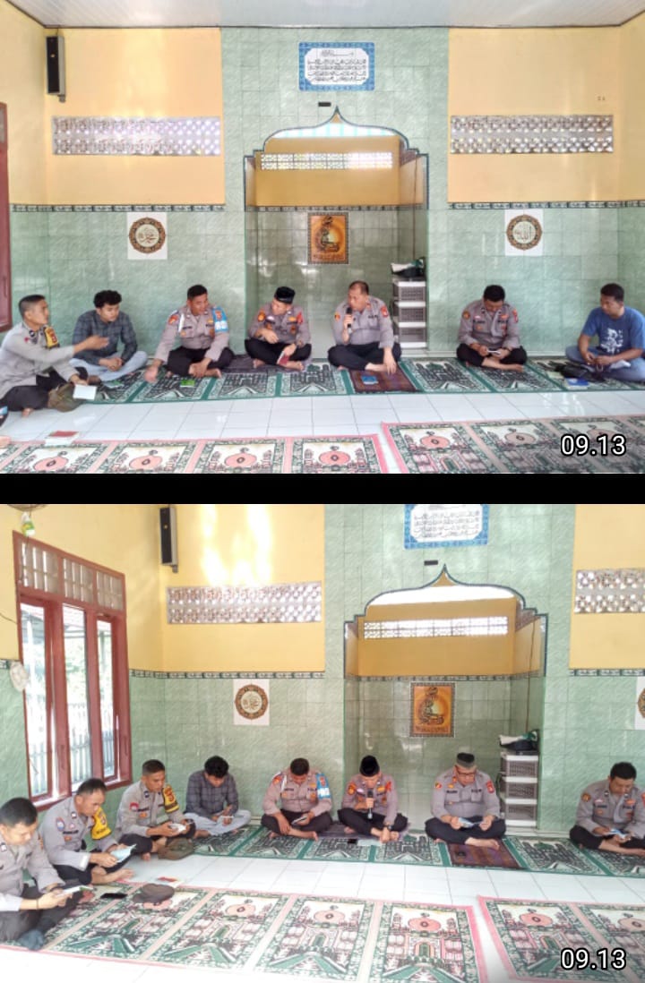 Polsek Talang Ubi Gelar Binrohtal, Tingkatkan Iman dan Kekompakan Personel