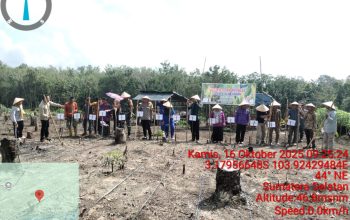 POLSEK PENUKAL UTARA DUKUNG PROGRAM KETAHANAN PANGAN MELALUI PENANAMAN JAGUNG DI DESA SUKARAMI
