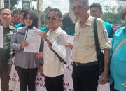 Lembaga PST Menggelar Aksi Damai Sekaligus Melaporkan 2 Oknum Kepala SMA Negeri di Ogan Ilir ke Kejati Sumsel