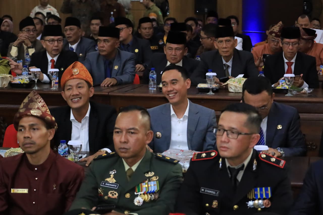 Bupati PALI Asgianto ST,Bersama Gubernur H Herman Deru Hadiri Acara Peringati Hari Ulang Tahun Kota Lubuklinggau