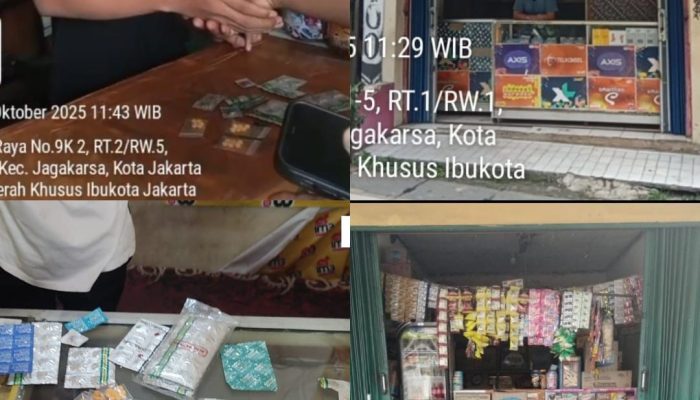 Diduga Dibekingi Oknum, Warung Sembako di Jagakarsa Edarkan Obat Keras Secara Terang-Terangan