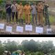 Polsek Penukal Utara Dukung Program Ketahanan Pangan, Tanam Jagung di Desa Muara Ikan
