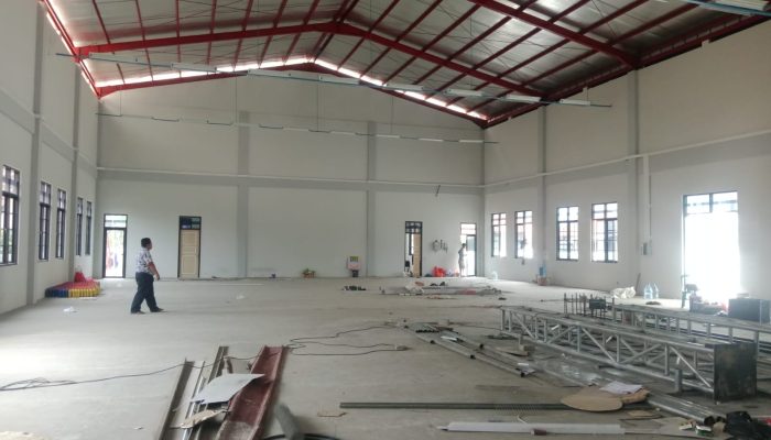 Langkah Nyata Untuk Kepentingan Masyarakat, Pemdes Telaga Murni Bangun Gedung Serba Guna Buat Warga
