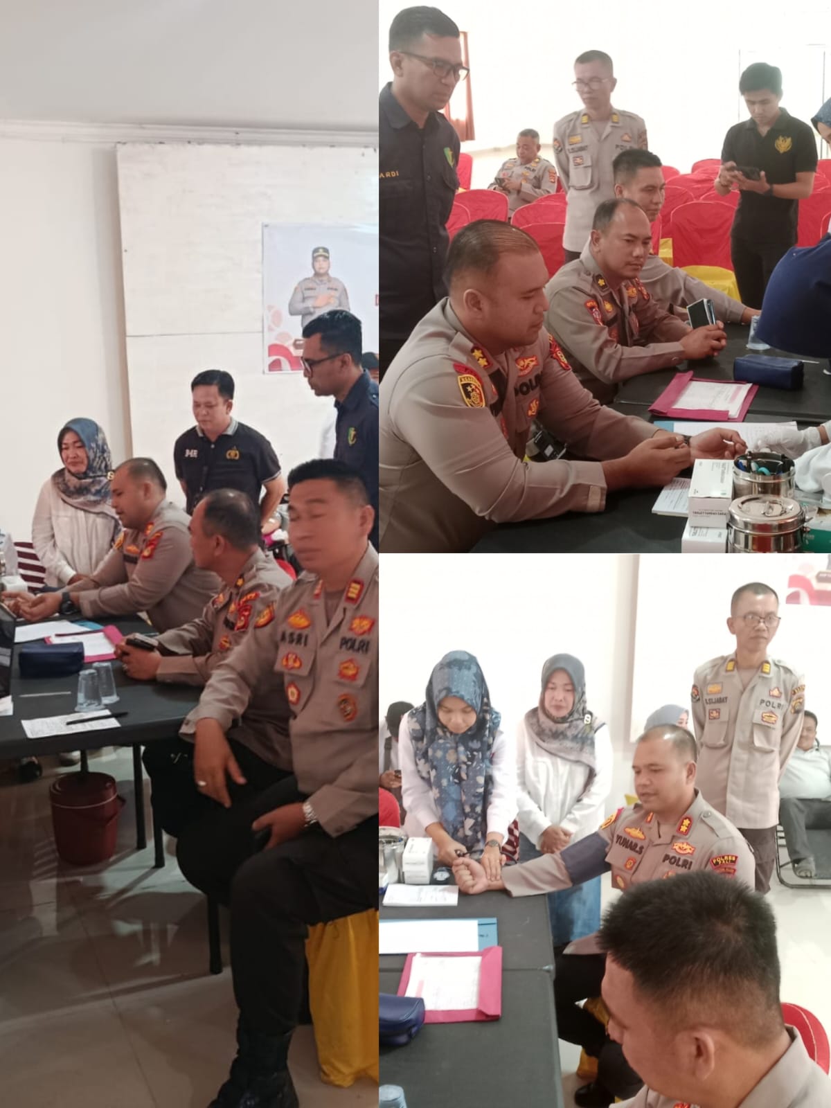 Polres PALI Gelar Donor Darah Dalam Rangka Hari Jadi Humas Polri ke-74, Wujud Kepedulian Terhadap Sesama