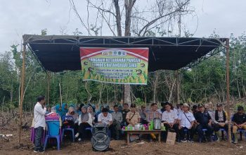 Polsek Talang Ubi Dukung Program Ketahanan Pangan Melalui Penanaman Jagung Hibrida di Desa Karta Dewa