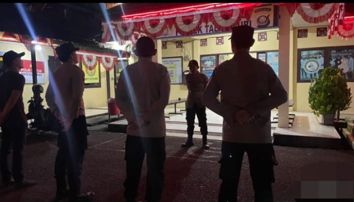 POLSEK TALANG UBI GELAR KEGIATAN RUTIN YANG DITINGKATKAN (KRYD) DALAM RANGKA CIPTA KONDISI KAMTIBMAS YANG AMAN DAN KONDUSIF