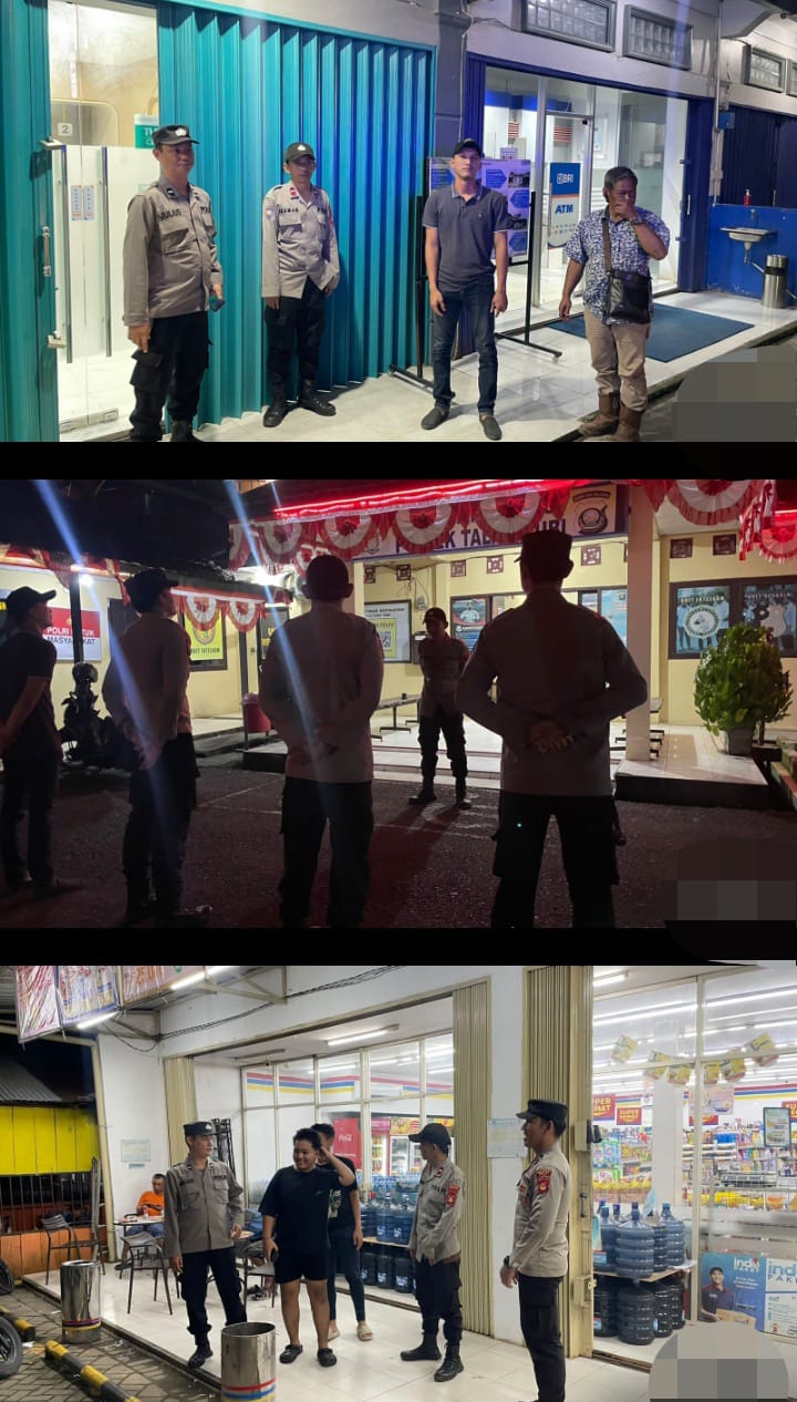 POLSEK TALANG UBI GELAR KEGIATAN RUTIN YANG DITINGKATKAN (KRYD) DALAM RANGKA CIPTA KONDISI KAMTIBMAS YANG AMAN DAN KONDUSIF