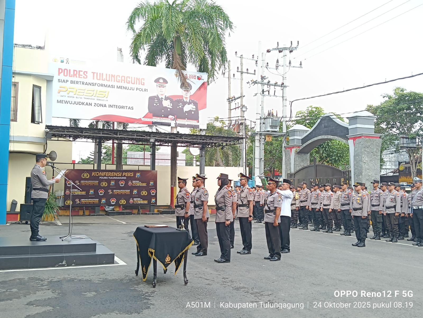 Wujudkan Penyegaran dan Kinerja Optimal, Kaplores Tulungagung Rotasi Jabatan Kapolsek