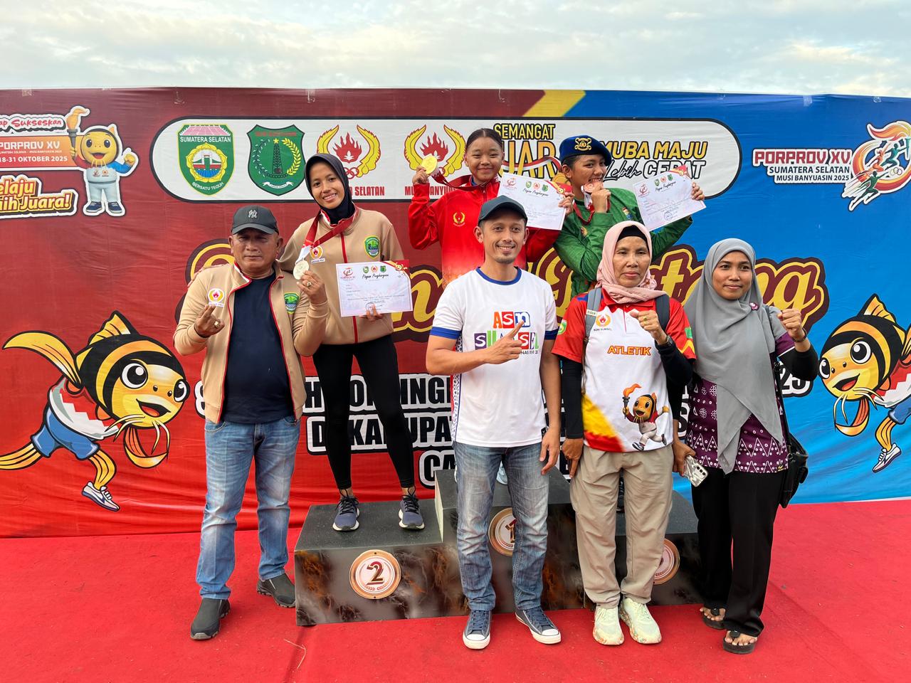 Atletik Kabupaten Penukal Abab Lematang Ilir (PALI) kembali Menorehkan Prestasi Gemilang di Ajang Pekan Olahraga Provinsi