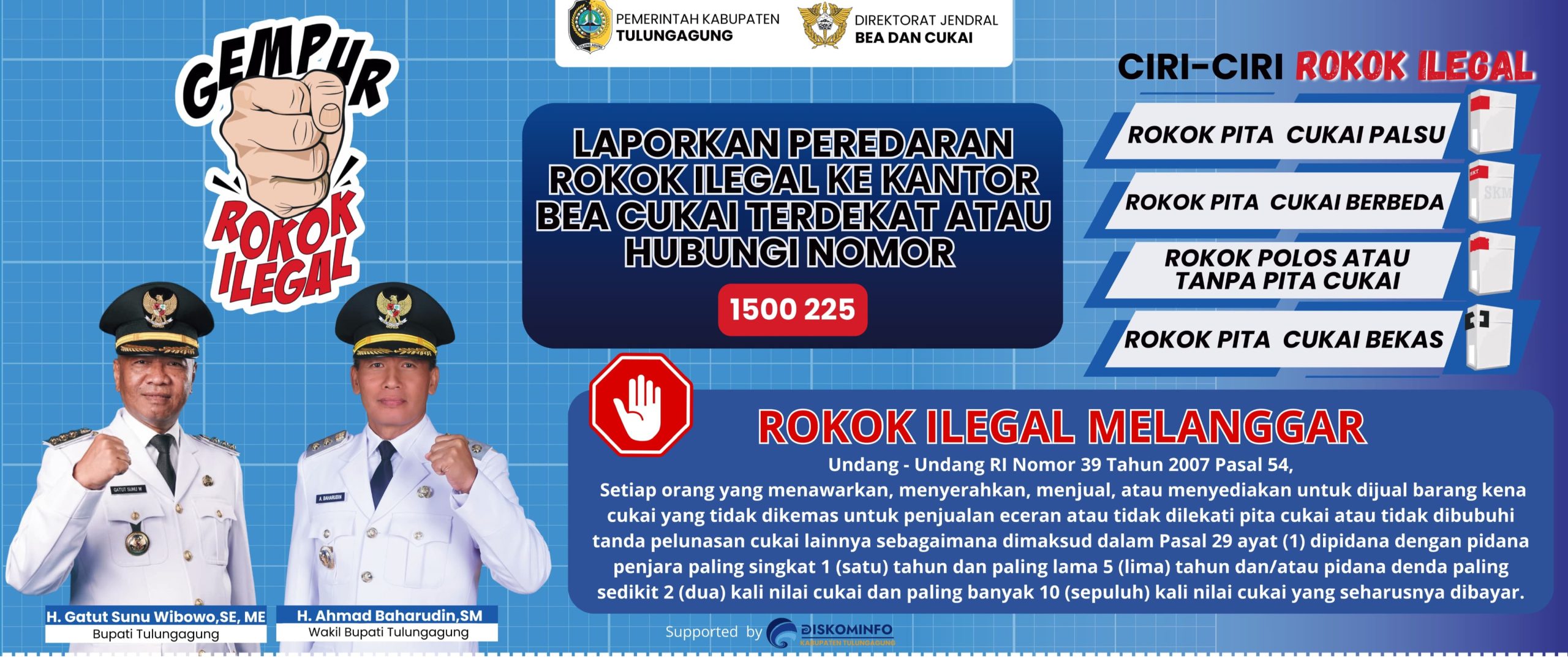 DBHCHT 2025, Dorong Kesejahteraan dan Perangi Rokok Ilegal di Tulungagung