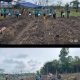 Polsek Talang Ubi Dukung Program Ketahanan Pangan, Tanam Jagung di Desa Sinar Dewa