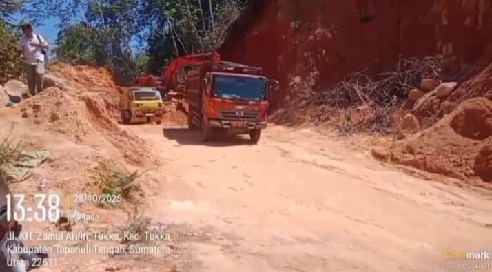 Aktivitas Galian C di Kelurahan Bona Lumban, Kecamatan Tukka Diduga Ilegal, Pelaku Klaim Sudah Bayar PAD