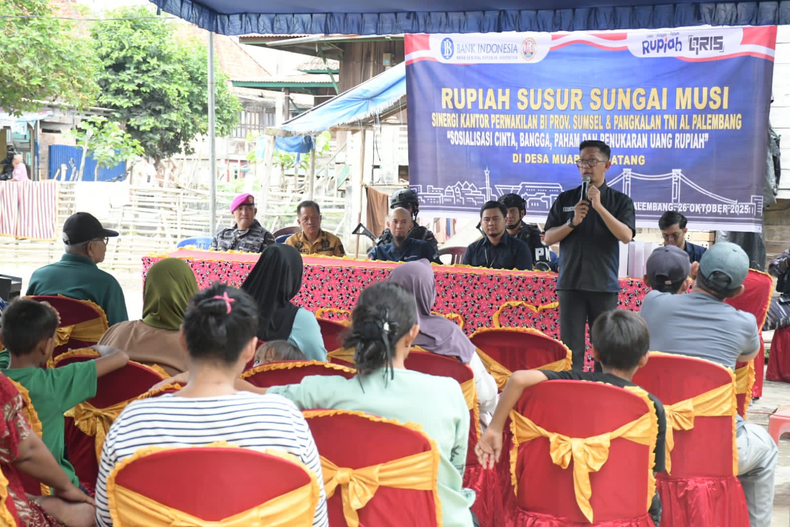 Lanal Palembang dan BI 'Susur Sungai Musi', Pastikan Rupiah Layak Edar Hingga Pelosok