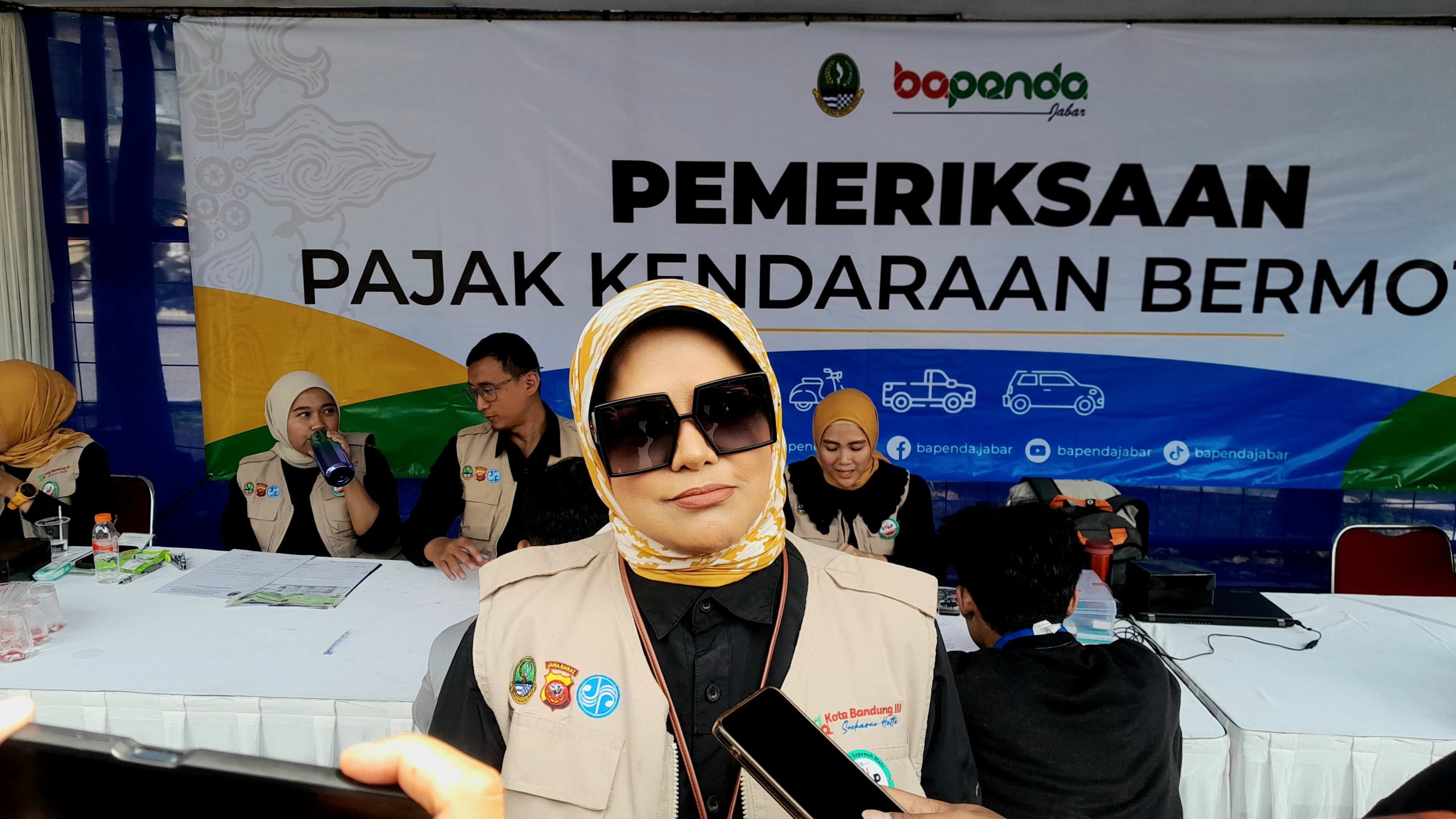 Gelar Operasi Terpadu Pemeriksaan Pajak Kendaraan Bermotor di Kota Bandung 