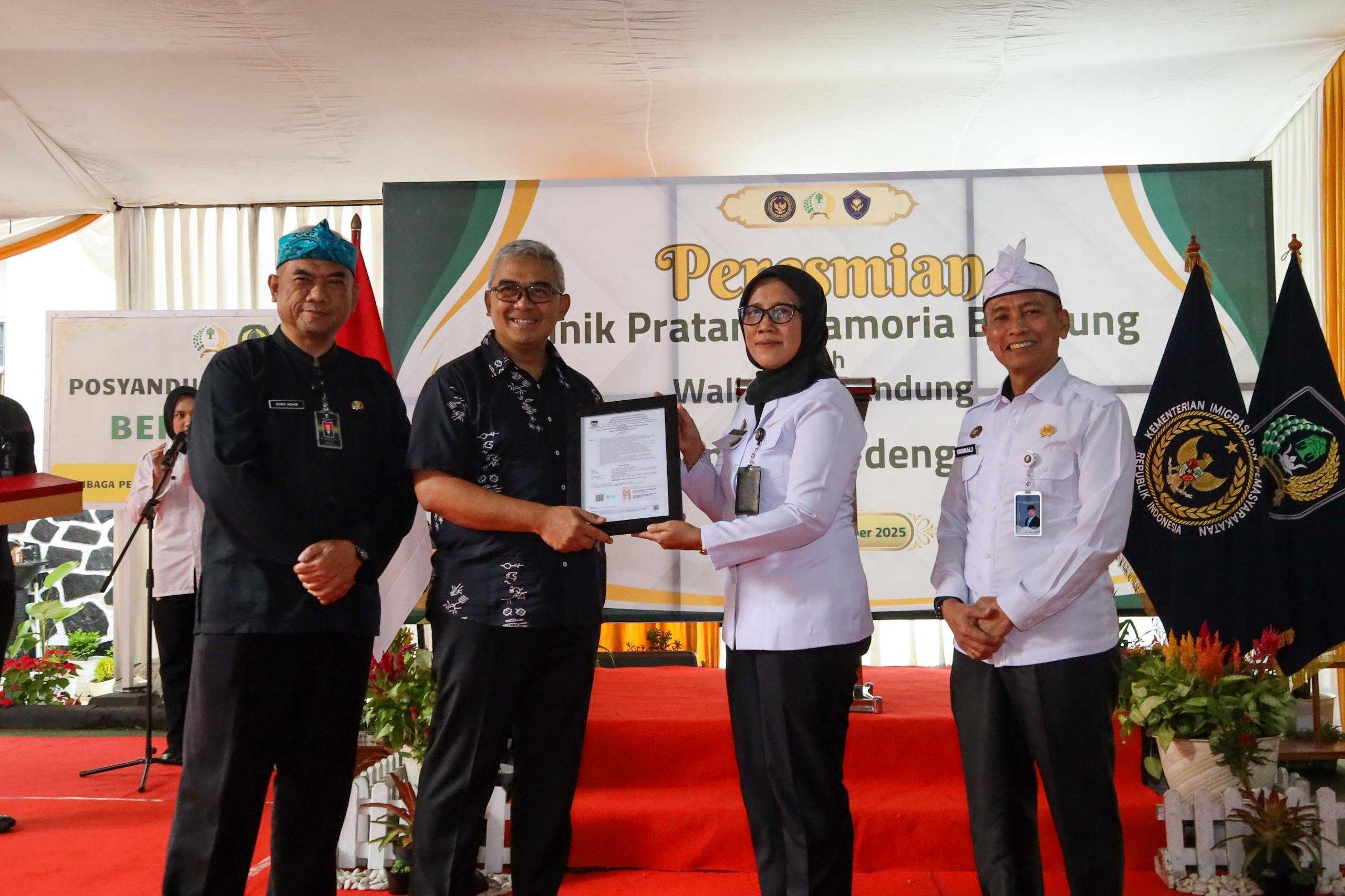 Lapas Perempuan Bandung Resmikan Klinik Pratama Lamoria dan Teken 21 Kerja Sama Lintas Sektor
