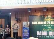 Hari Jadi Humas Polri ke 74, Pejabat Kabid Humas PMJ yang Baru Perkenalkan ke Insan Pers 