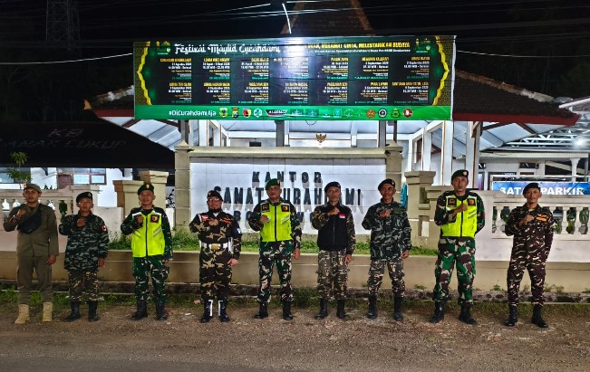 TNI, Banser, dan Satpol PP Bersatu Jaga Kamtibmas Curahdami, Babinsa Jadi Garda Terdepan di Lapangan
