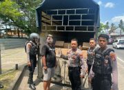Patroli Polresta Banyuwangi Berhasil Gagalkan Penyelundupan Ribuan Botol Arak dari Bali