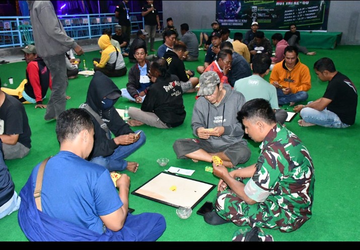 Lomba Domino Dandim Cup 2025, TNI Bondowoso Ajak Rakyat Berbaur Lewat Permainan Rakyat
