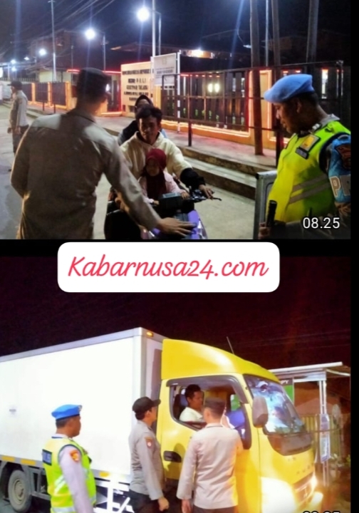 Polsek Talang Ubi Gelar KRYD, Cegah Gangguan Kamtibmas dan Pelanggaran Lalu Lintas di Wilayahnya