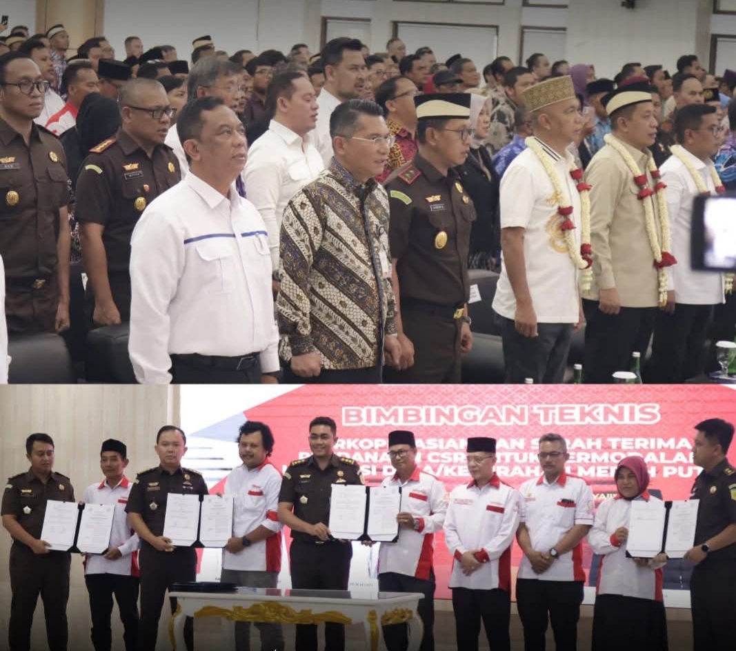 Empat Ketua Dewan Pengurus Cabang ABPEDNAS di Banten Teken MoU dengan Kasi Intel se-Banten dalam Kegiatan Bimtek dan Penyerahan CSR untuk KDMP