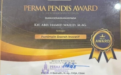 Abdul Hamid Wahid Dinobatkan Sebagai Pemimpin Daerah Paling Inovatif di Ajang Internasional Permapendis 2025