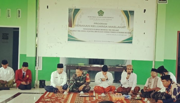 Cegah Keretakan Keluarga , KUA Tamanan Gaungkan Gerakan Keluarga Maslahat Tangguh