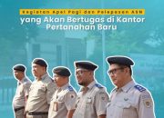 Apel Pagi dan Pelepasan ASN yang Bertugas di Kantor Pertanahan Baru