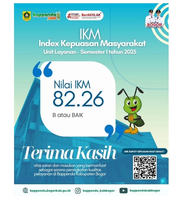 Berikut Publikasi Kinerja Bappenda Kabupaten Bogor Tahun 2025