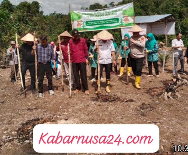Penanaman Jagung di Desa Talang Akar Didukung Penuh Polri: Wujud Sinergi untuk Ketahanan Pangan